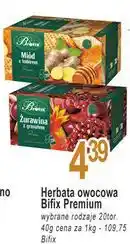 E.Leclerc Herbatka owocowa żurawina z granatem Bifix Premium oferta