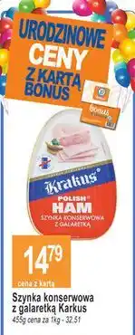 E.Leclerc Szynka konserwowa Krakus Animex oferta