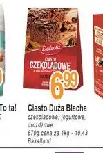 E.Leclerc Ciasto drozdżowe Delecta Duża Blacha oferta