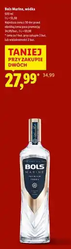Lidl Wódka Bols Marine oferta