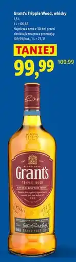 Lidl Whisky Grant's Triple Wood oferta