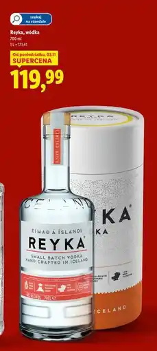Lidl Wódka tuba Reyka oferta