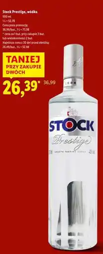 Lidl Wódka Stock Prestige oferta
