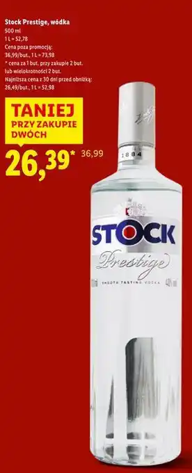 Lidl Wódka Stock Prestige oferta