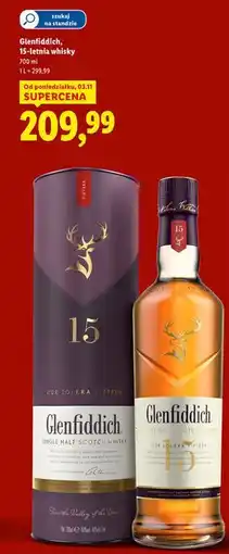 Lidl Whisky tuba Glenfiddich 15 Yo oferta