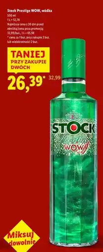 Lidl Wódka Stock Prestige Wow oferta