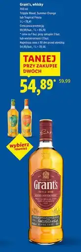 Lidl Whisky Grant's Tropical Fiesta oferta
