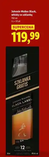Lidl Whisky w kartoniku Johnnie Walker Black Label oferta