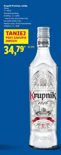 Lidl Wódka Krupnik Premium oferta
