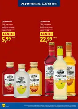 Lidl Wódka 28% Czarnoleska Pigwa oferta