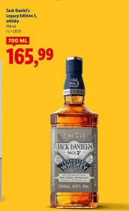 Lidl Whiskey Jack Daniel's Old No. 7 oferta