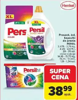 Carrefour Kapsułki do prania 4in1 deep clean color Persil Discs oferta