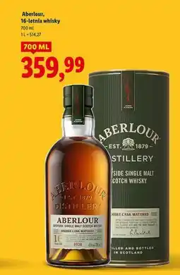 Lidl Whisky puszka Aberlour 16 Yo oferta