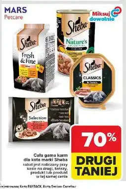 Carrefour Karma dla kota smaki soczyste Sheba Selection In Sauce oferta