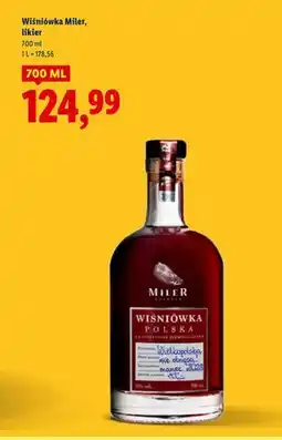 Lidl Likier wiśniowy Miler oferta