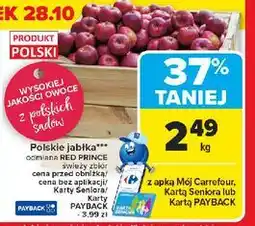 Carrefour Jabłka red prince oferta