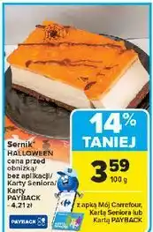 Carrefour Sernik halloween oferta