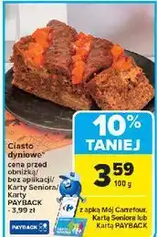 Carrefour Ciasto dyniowe oferta