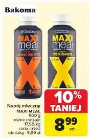 Carrefour Jogurt waniliowy Bakoma Maxi Meal oferta