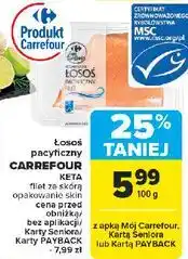 Carrefour Łosoś pacyficzny keta filet Carrefour Targ Świeżości oferta