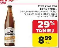 Carrefour Piwo fifny fyrtel miodowe Browar Szreniawa oferta