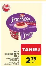 Carrefour Kaszka z sosem wiśni Zott Smakija oferta