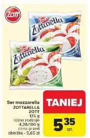 Carrefour Ser basilikum Zott Zottarella oferta