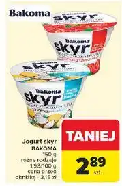 Carrefour Jogurt ananas- kokos Bakoma Skyr oferta