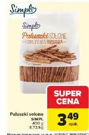 Carrefour Paluszki solone Simpl oferta