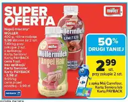 Carrefour Napój mleczny roasted almonds Mullermilch Limited oferta