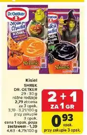 Carrefour Kisiel shrek czarne owoce Dr. Oetker Słodka Chwila oferta