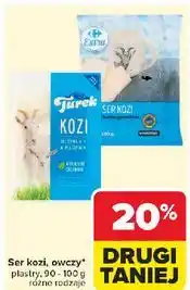 Carrefour Ser kozi plastry Turek Naturek oferta