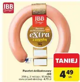 Carrefour Pasztet delikatesowy extra z szynką Jbb Bałdyga oferta