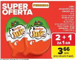 Carrefour Jajko z niespodzianką super mario Kinder Joy oferta