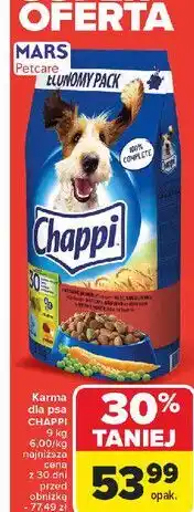 Carrefour Karma dla psa wołowina Chappi oferta