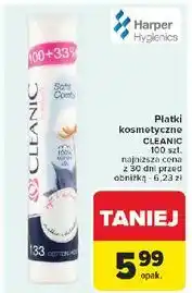 Carrefour Płatki kosmetyczne soft&comfort okrągłe Cleanic oferta