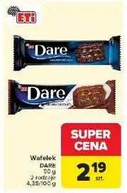 Carrefour Wafelek w czekoladzie mlecznej Eti Dare oferta
