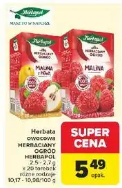 Carrefour Herbata malina z pigwą Herbapol Herbaciany Ogród oferta