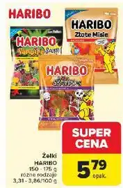 Carrefour Żelki crazy skeletties Haribo oferta