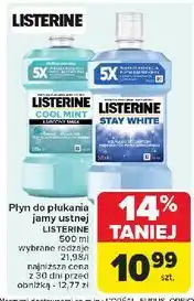 Carrefour Płyn do płukania ust Listerine Stay White oferta