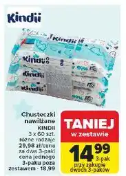 Carrefour Chusteczki wilgotne pure Cleanic Kindii oferta