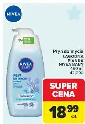 Carrefour Płyn do mycia łagodna kąpiel Nivea Baby oferta