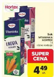 Carrefour Sok marchew-jabłko-malina Hortex Vitaminka oferta