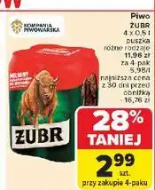 Carrefour Piwo Żubr 1768 oferta