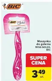 Carrefour Maszynka do golenia pink Bic Miss Soleil oferta