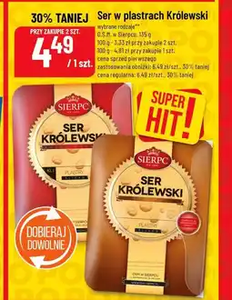 Polomarket Ser w plastrach Królewski Sierpc, 135 g oferta