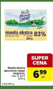 Carrefour Express Masło ekstra Mazurski Smak oferta