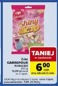Carrefour Express Żelki kwaśne robaczki Carrefour oferta