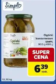 Carrefour Express Ogórki konserwowe Simpl oferta