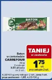 Carrefour Express Baton orzechowy Carrefour Classic oferta